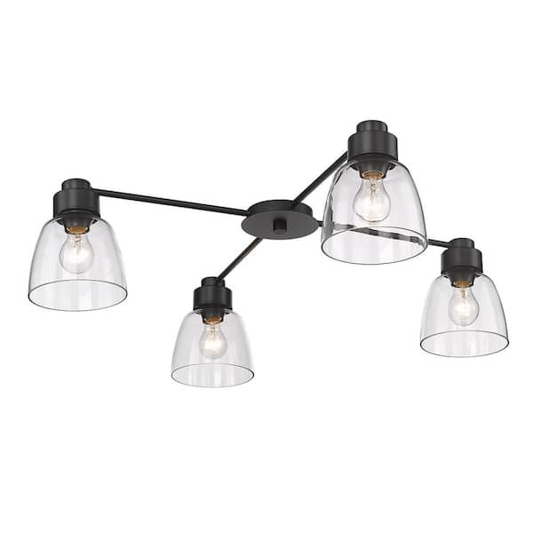 Golden Lighting Remy 4 Light Flush Mount