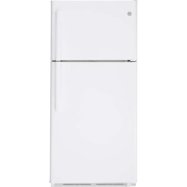 GE 18.2 cu. ft. Top Freezer Refrigerator in White
