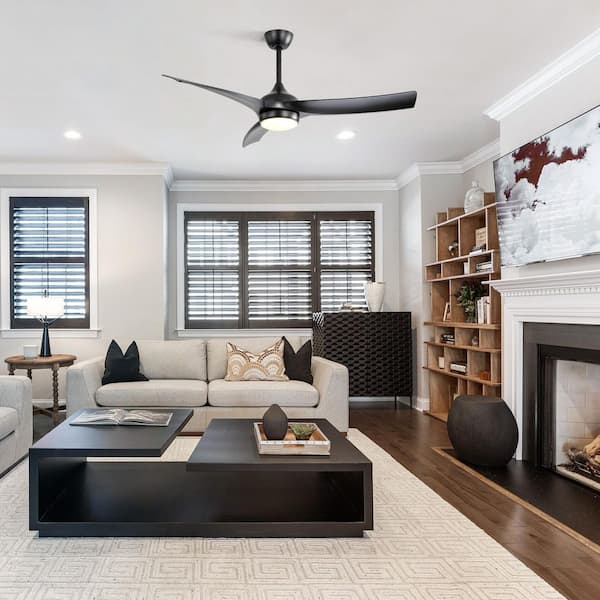 Low Power 52 Inch Ceiling Fans With Light Remote Control Reversible 6 Speeds Home Decor Ceiling Fans Two-color Fan Blades Low Power 52 Inch Ceiling Fans With Light Remote Control Reversible 6 Speeds Home Decor Ceiling Fans Two-color Fan Blades