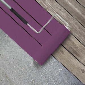 1 gal. #HDC-MD-07 Dynamic Magenta Textured Low-Lustre Enamel Interior/Exterior Porch and Patio Anti-Slip Floor Paint