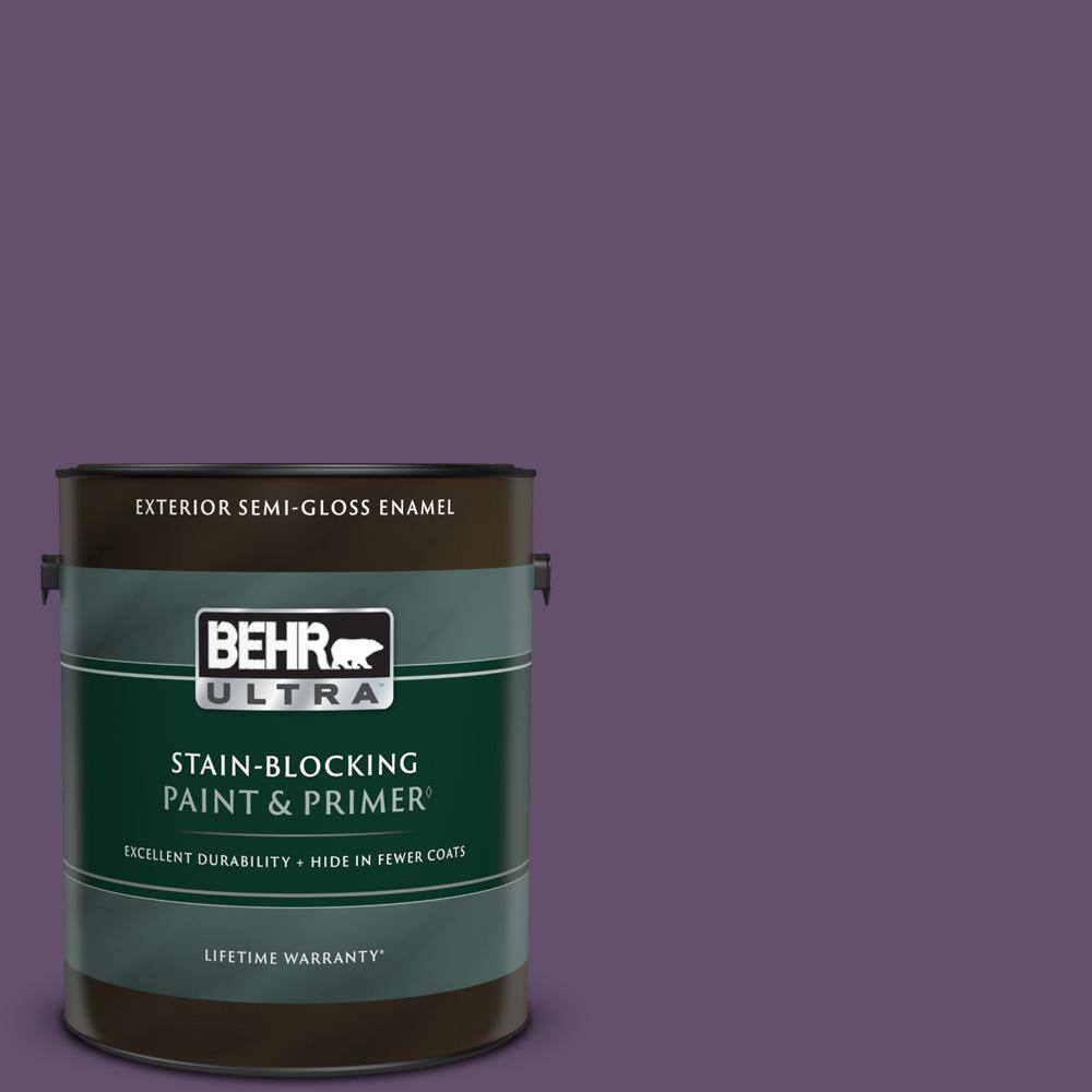 BEHR ULTRA 1 gal. 660D7 Blackberry Farm SemiGloss Enamel Exterior