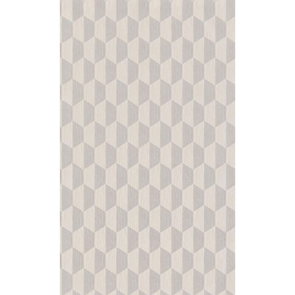 Walls Republic Woven Hexagons Grey & Cream Paper Strippable Roll ...