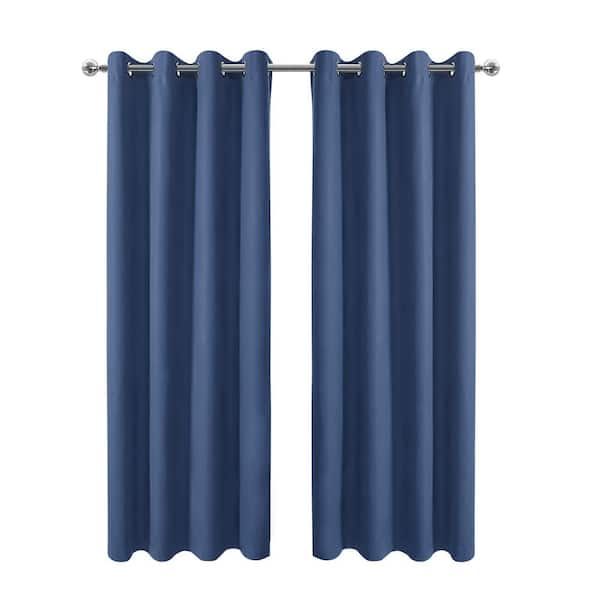 Pro Space 34 in. W x 63 in. L Blackout Curtains with Grommet Top