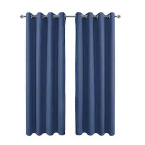 Pro Space 52 in. W x 72 in. L Blackout Curtains with Grommet Top