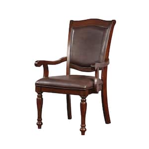 Sylvana in Brown Cherry Arm Chair