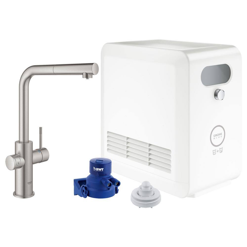 Stainless Steel Modern Deck Mounted Cold Water Dispenser Faucet