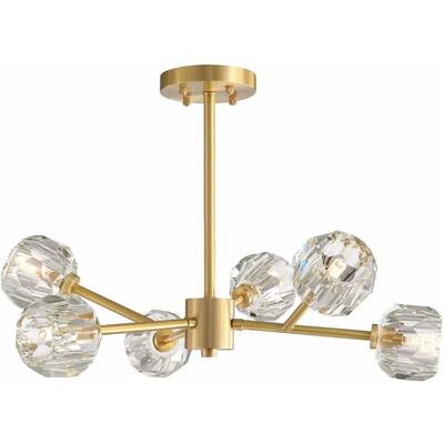 Brass Sputnik Chandeliers Lighting The Home Depot Brass Sputnik Chandeliers, Acevedo 10 Light Crystal Chandelier