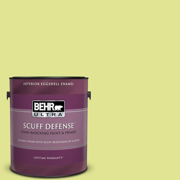 BEHR ULTRA 1 gal. #410A-3 Honeydew Extra Durable Eggshell Enamel Interior Paint & Primer
