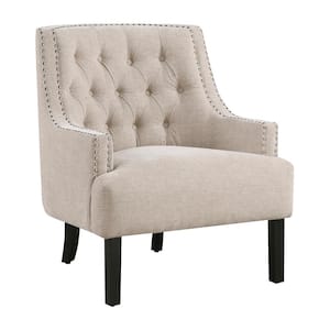 Bolingbrook Cement Chenille Arm Chair