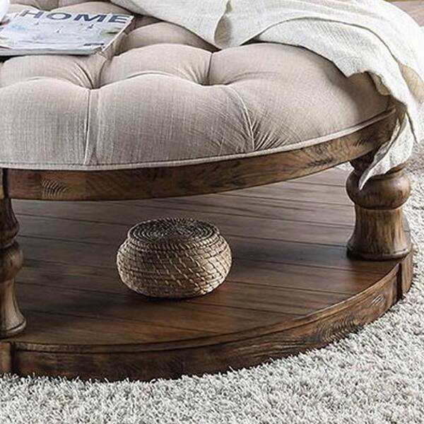 William's Home Furnishing Spring Coffee Table Antique Oak 