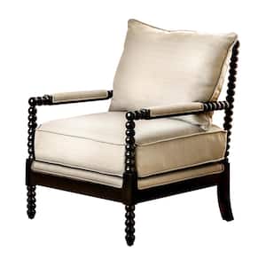 Furniture of America Waterville Accent Chair CMAC6980 Dark Cherry
