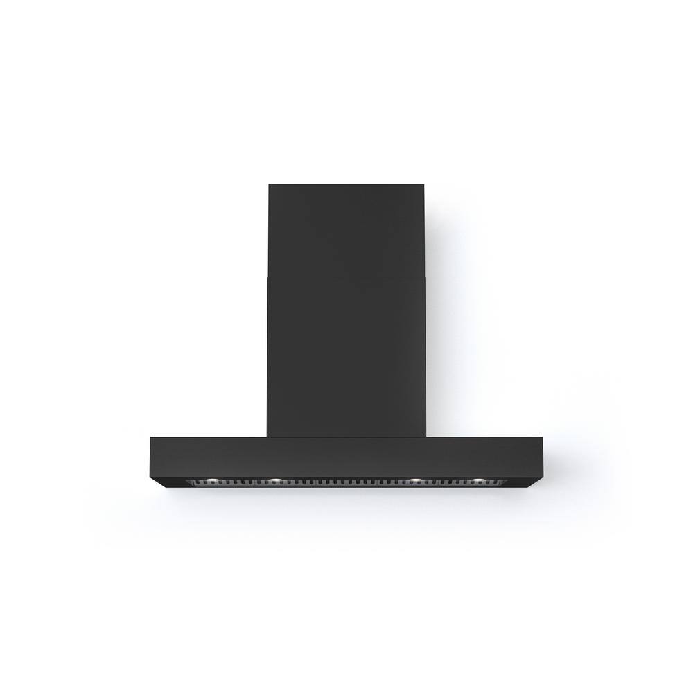 Hallman 48 in. 1000 CFM Wall TShape Mount Vent Hood with Lights in