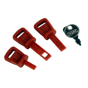 Universal Replacement Key Set for Most One, Two and Three Stage Snow Blowers (4-Piece)