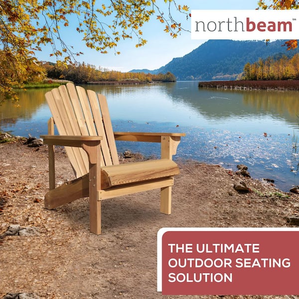northbeam Riverside Western Red Cedar Adirondack Chair