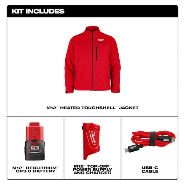 Milwaukee Men's 2X-Large M12 12V Lithium-Ion Cordless