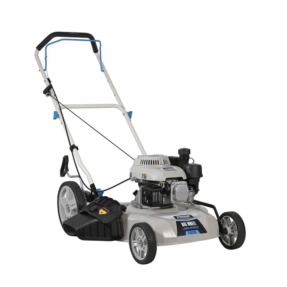 Pulsar 20 in. 150 cc Gas Recoil Start Walk Behind Push Mower with 5  Position Height Adjustment and Large Rear Wheel PTG12205 - The Home Depot