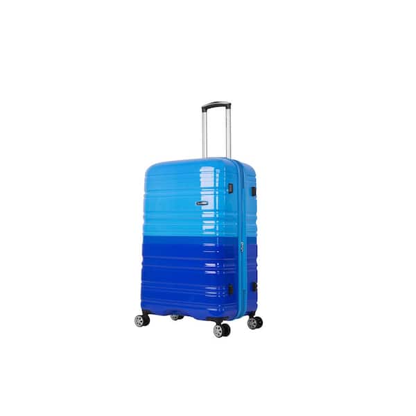 Rockland 2Tone Blue 20 in. Expandable Hardside Spinner Carry on