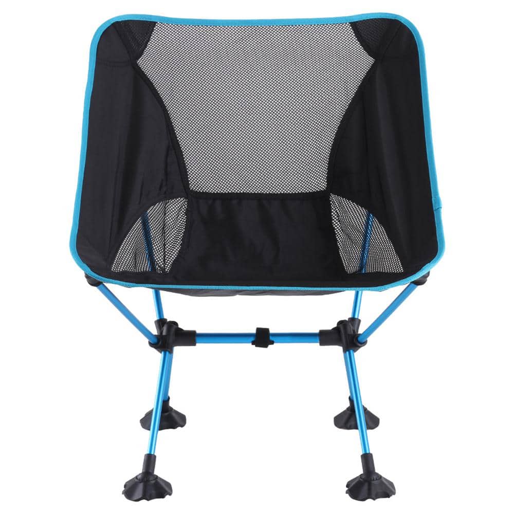 Echosmile Blue Aluminum Collapsible Chair