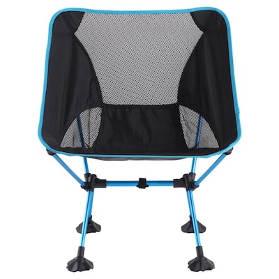 Echosmile Blue Aluminum Collapsible Chair