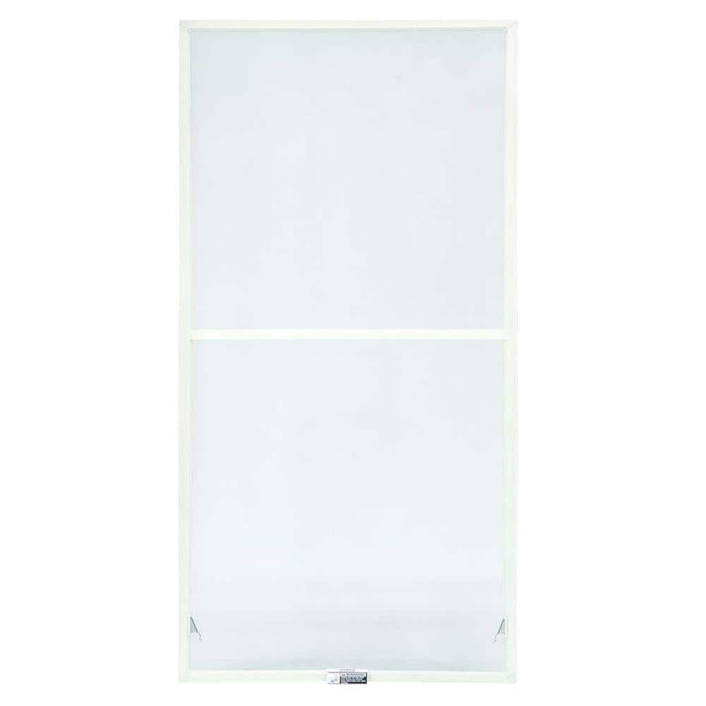 19-7/8 in. x 54-27/32 in. 200 and 400 Series White Aluminum Double-Hung Tru