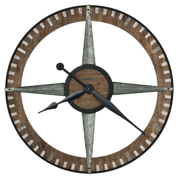 Howard Miller Buster Black Wall Clock