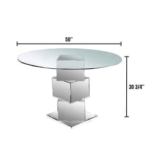 Lizzy Silver Dining Table