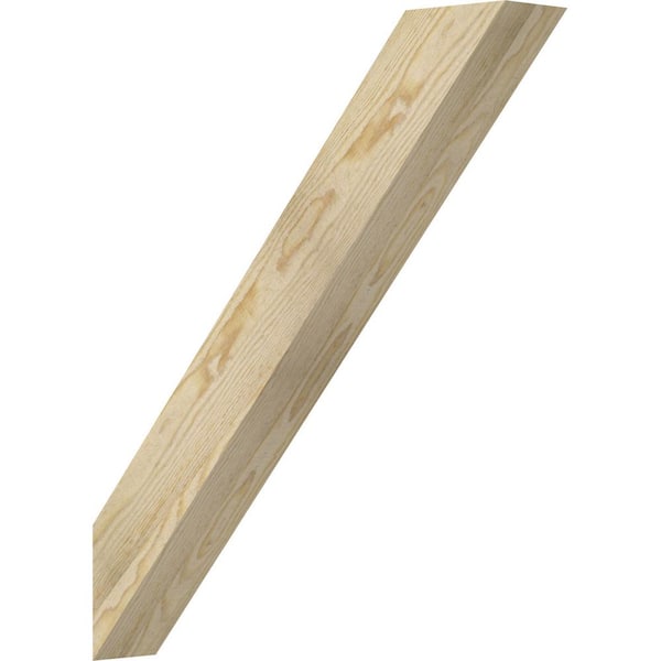Ekena Millwork 4"W x 24"D x 28"H Traditional Rough Sawn Knee Brace, Douglas Fir