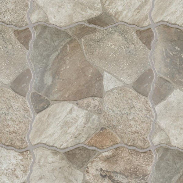 Canet Gris 17 in. x 17 in. Porcelain Floor and Wall Tile (12.24 sq. ft./Case)