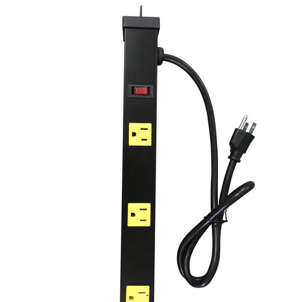 Details about   Metal Surge Protector Power Strip 4 Ft 12 Outlet Electrical Charging Gift New 