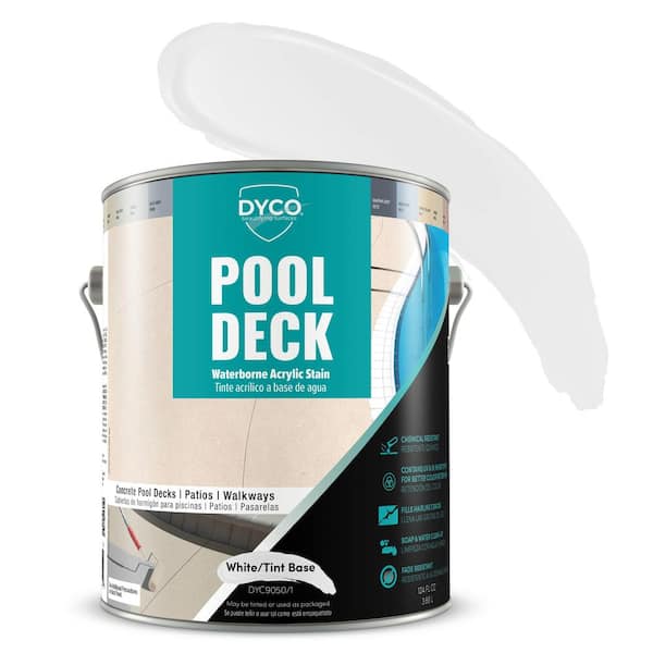 Dyco Paints Pool Deck 1 gal. 9050 Tint Base Low Sheen Waterborne Acrylic Exterior Stain