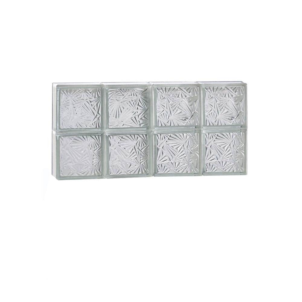 30 in. x 15 in. x 3.125 in. Metric Series Cuneis Pattern Frameless Non-Vented Glass Block Window price history on PriceWatchPro
