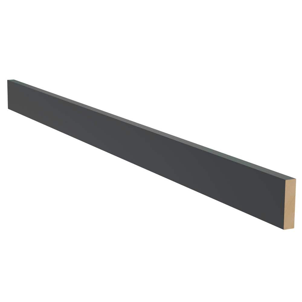Newport Grayson 48 in. W x 0.75 in. D x 3 in. H in Solid Wood Kitchen Valance in Deep Onyx