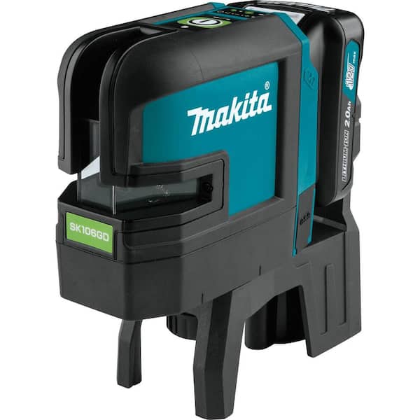 MAKITA SK106GDZ 12Vmax Green 4 point Cross Line Laser CXT - with  accessories, without battery and charger