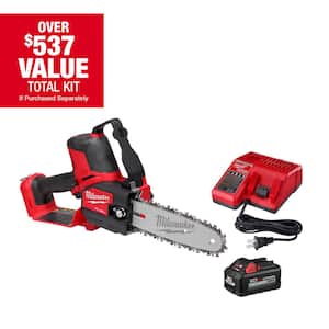 M18 FUEL 8 in. 18V Lithium-Ion Brushless HATCHET Pruning Saw Kit with 6Ah High Output Battery and Charger