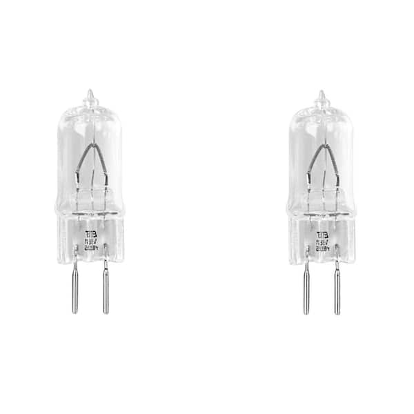 35-Watt T4 Dimmable GY6. 35 Halogen 2700K (2-Pack) Bright White BI-Pin Base Decorative Light Bulb