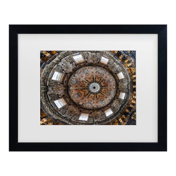 Trademark Fine Art Jois Domont Vault in Perspective Matted Framed Photography Wall Art 18 in. x 22 in.