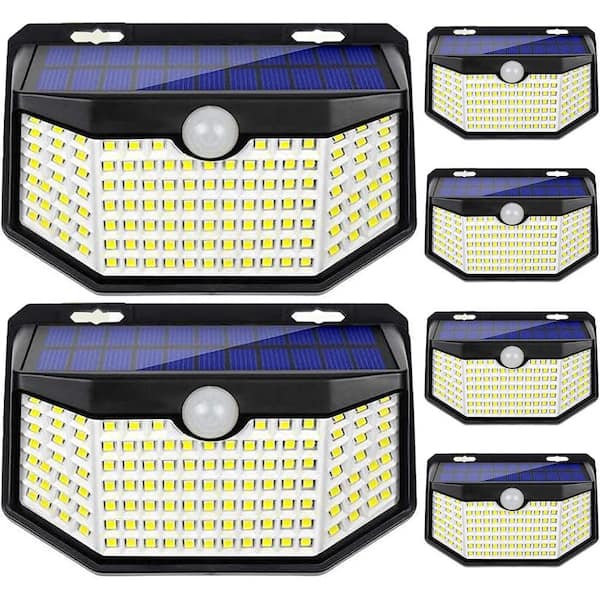 Unbranded Solar Outdoor Lights, IP65 Waterproof, Solar Powered Lights Outside, Upgraded PIR Motion Sensor Spot Lights (6-Pack)