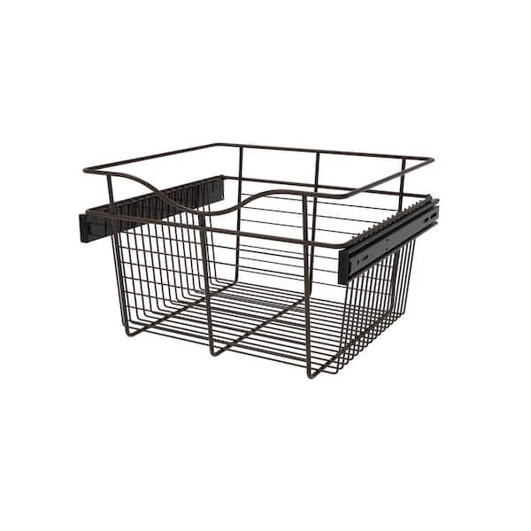 RevAShelf 11 in. H x 18 in. W Bronze Steel 1Drawer Wide Mesh Wire