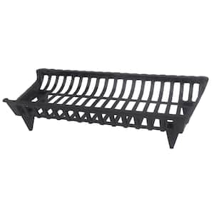 Pleasant Hearth Fireplace Grate Cast Iron High Temperature Paint 18 in Width 