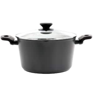  Mirro 4.5 Quart Traditional Vintage Style Black Speckled Enamel  on Steel Dutch Oven with Lid, (MIR-10701): Home & Kitchen