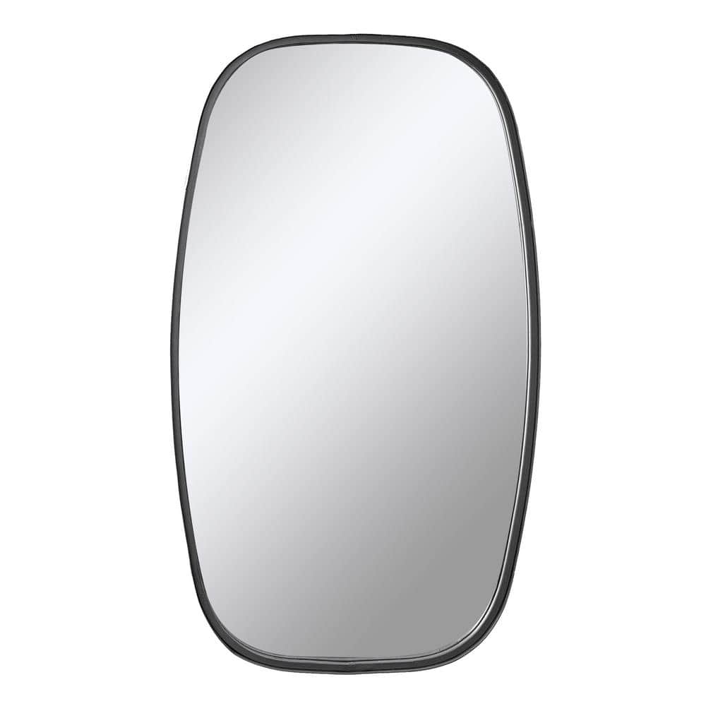 Medium Rectangle Black Modern Mirror (31.5 in. H x 18 in. W)