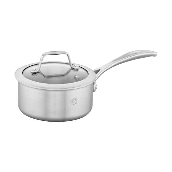 Spirit 3-Ply 1 qt. Stainless Steel Saucepan