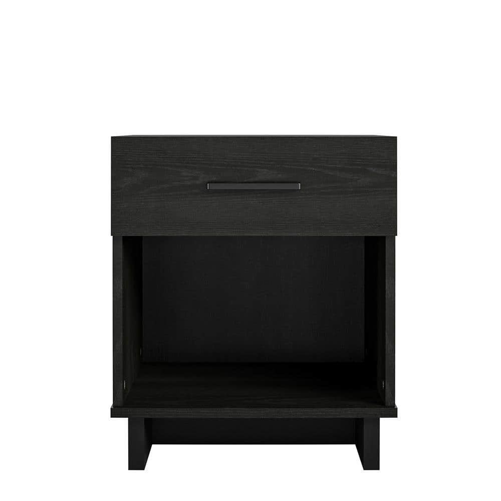 Julia 20 in. Black Oak End Table