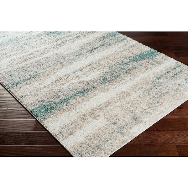 Doyle Aqua 8 ft. x 10 ft. Modern Indoor Area Rug