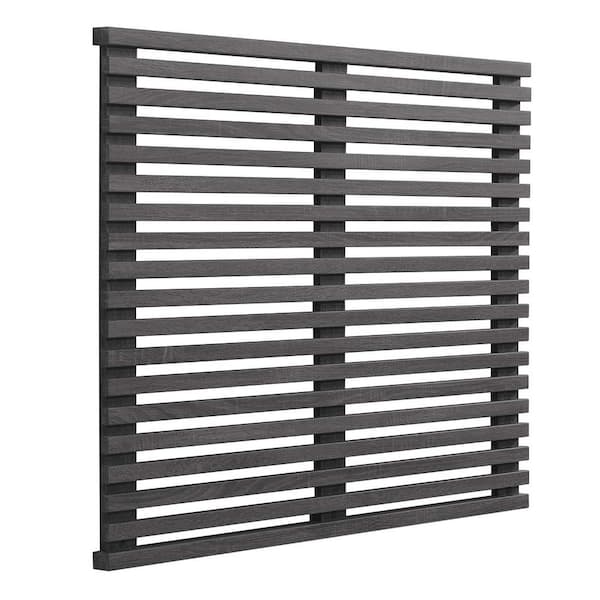 Render Wall Mount Twin Headboard in Charcoal