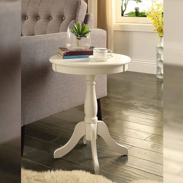 home depot white side table