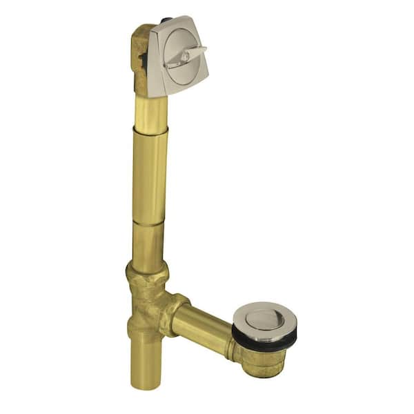 KOHLER Clearflo 1-1/2 in. Solid-Brass Adjustable Pop-up Drain in Vibrant Polished Nickel