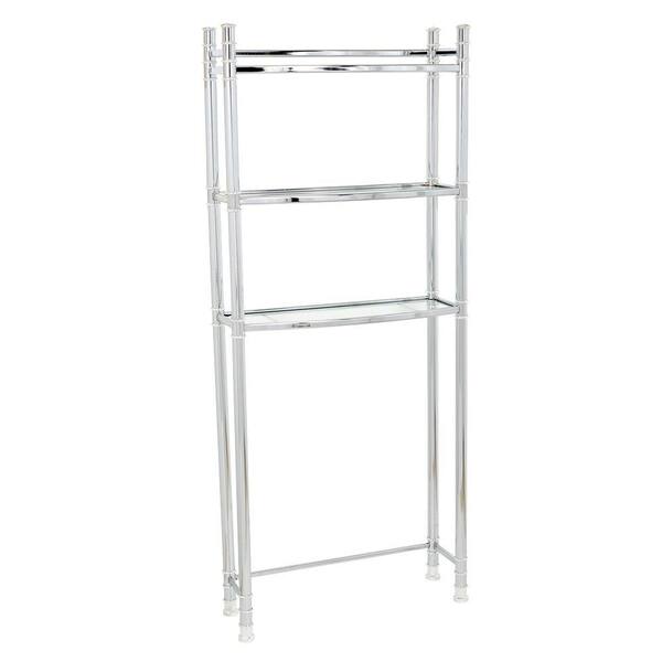 Zenith Studio Accents 25-1/2 in. Space Saver Unit in Chrome-DISCONTINUED