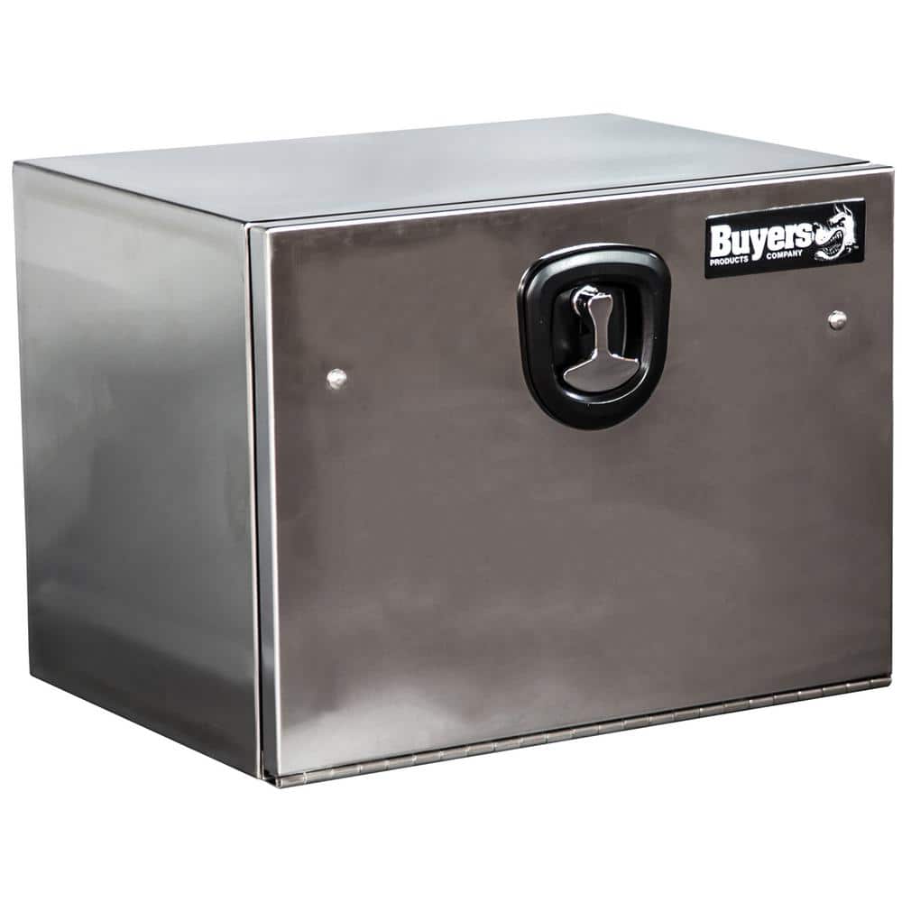 Buyers Products Company 18 in. x 18 in. x 24 in. Stainless Steel Underbody  Truck Tool Box with Stainless Steel Door 1702650 - The Home Depot