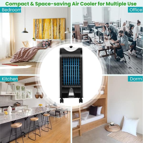 1300 CFM Indoor/Outdoor Portable Evaporative Cooler with Remote